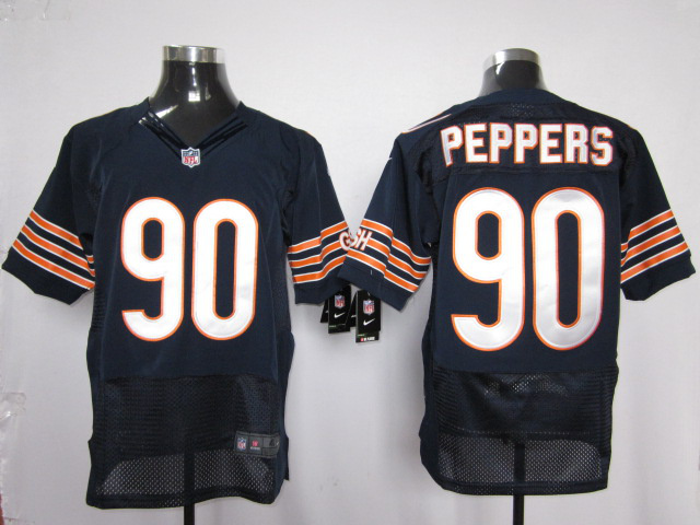 Chicago Bears 90 North Carolina Peppers Nike blue NFL NFL Elite Jersey